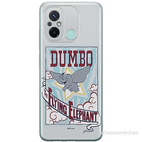 ERT GROUP mobiltelefonfodral för Xiaomi REDMI 12C/ 11A originalt och officiellt licensierat Disney mönster Dumbo 002 anpassad till formen på mobiltelefonen, fodral tillverkad av TPU plast 5905511853464