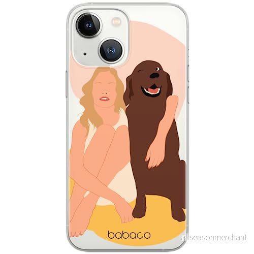 ERT GROUP mobiltelefonfodral för Iphone 13 MINI originalt och officiellt licensierat Babaco mönster Dogs 007 optimalt anpassad till formen på mobiltelefonen, gedeeltelijk transparant 5905131034717