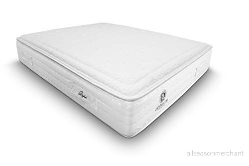 Duérmete Online Premium Leyre Pocket Springs Madrass + Visco Fasthet och anpassningsförmåga Höjd 30cm Thermoclima Tyg, Memory skum, Vit, 105 x 200 8445355007090