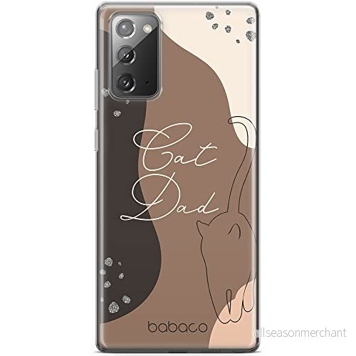 ERT GROUP mobiltelefonfodral för Samsung GALAXY NOTE 20 originalt och officiellt licensierat Babaco mönster Cats 010 optimalt anpassad till formen på mobiltelefonen, fodral tillverkad av TPU plast 5905131092236