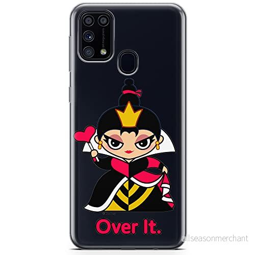 ERT GROUP mobiltelefonfodral för Samsung M31 originalt och officiellt licensierat Disney mönster Queen of Hearts 001 optimalt anpassad till formen på mobiltelefonen, gedeeltelijk transparant 5905131424495