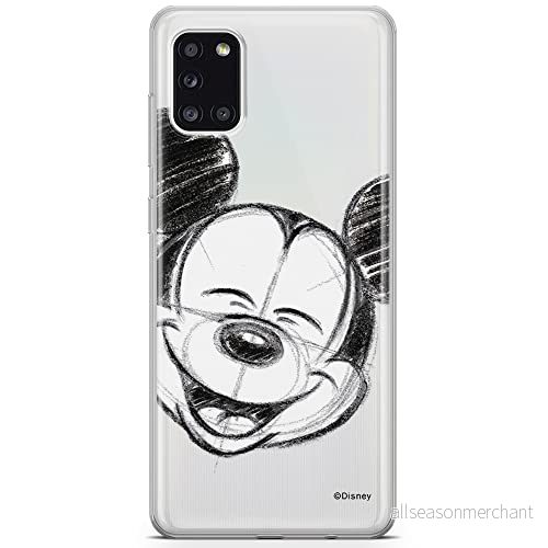 ERT GROUP mobiltelefonfodral för Samsung A31 originalt och officiellt licensierat Disney mönster Mickey 016 optimalt anpassad till formen på mobiltelefonen, gedeeltelijk transparant 5903040213063