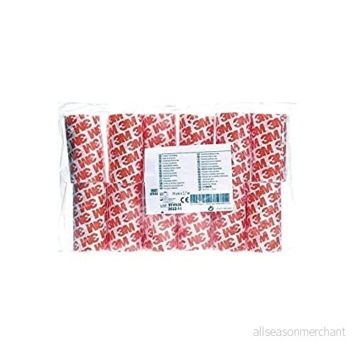 3M Anti decubitus bomull, tillverkad av icke vävd polyester, porös och hög anpassningsbar, mäter 10 cm x 2,7 m, förpackning med 12 rullar 4054596634114
