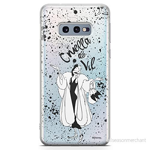 ERT GROUP mobiltelefonfodral för Samsung S10e originalt och officiellt licensierat Disney mönster Cruella 001 optimalt anpassad till formen på mobiltelefonen, gedeeltelijk transparant 5904805506697