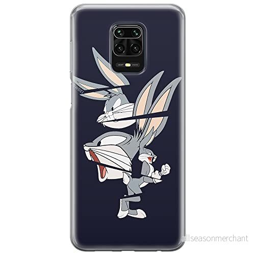 ERT GROUP mobiltelefonfodral för Xiaomi REDMI NOTE 9 PRO/ 9S originalt och officiellt licensierat Looney Tunes mönster Bugs 008 anpassad till formen på mobiltelefonen, fodral tillverkad av TPU plast 5903040317815