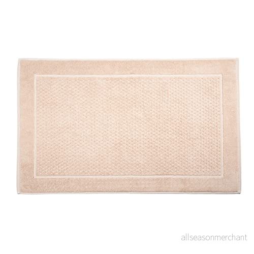 Caleffi Badrumsmatta, badmatta, 100% bomull, halkfri, tvättbar, hållbar, lätt att tvätta och torka. Modell: Sirena, 45 x 60, elfenben. 8000842675352