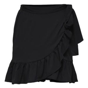 ONLY Kjol lindad effekt kjol, svart, S 5715094360002 ONLY Kjol lindad effekt kjol, svart, S 5715094360002