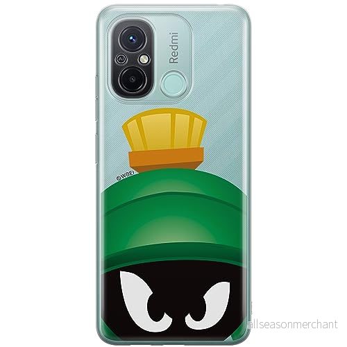ERT GROUP mobiltelefonfodral för Xiaomi REDMI 12C/ 11A originalt och officiellt licensierat Looney Tunes mönster Marvin 001 anpassad till formen på mobiltelefonen, gedeeltelijk transparant 5905511854775