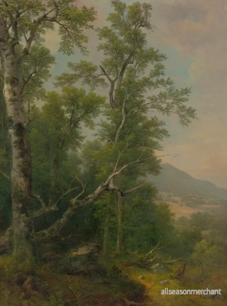 Målning Studie av träd - Asher Brown Durand - Bild 2