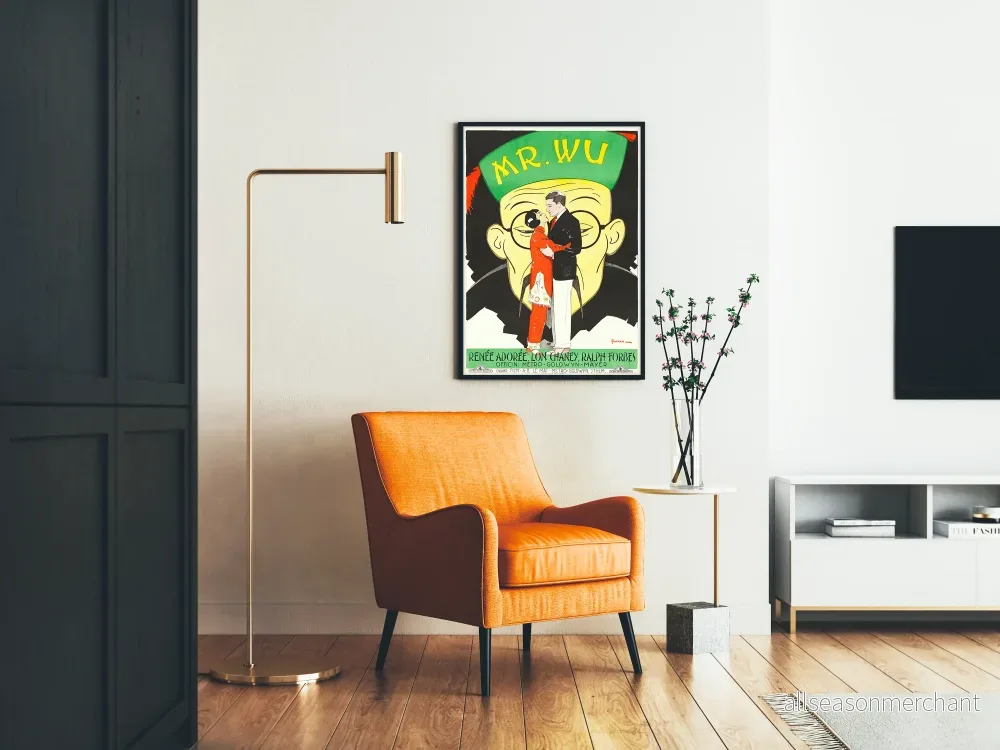 Vintagering väggdekorationsposter Mr. Wu - Bild 2