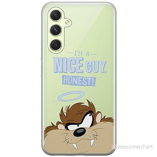 ERT GROUP mobiltelefonfodral för Samsung A54 5G originalt och officiellt licensierat Looney Tunes mönster Tasmanian 003 optimalt anpassad till formen på mobiltelefonen, gedeeltelijk transparant 5905511814694