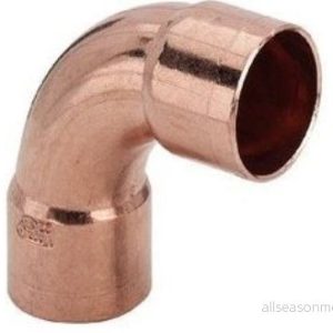 Viega Bend 90 nipple/socket 18 mm copper 4015211100575 Viega Bend 90 nipple/socket 18 mm copper 4015211100575