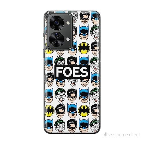 ERT GROUP mobiltelefonfodral för Oneplus NORD 2T 5G originalt och officiellt licensierat DC mönster Batman 078 optimalt anpassad till formen på mobiltelefonen, fodral tillverkad av TPU plast 5905511274603