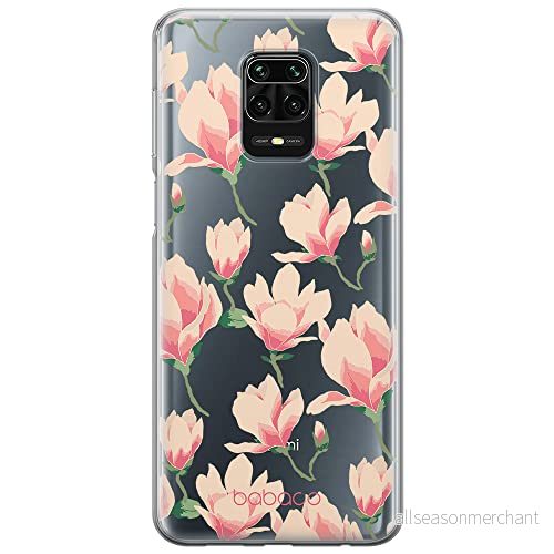ERT GROUP mobiltelefonfodral för Xiaomi REDMI NOTE 9 PRO/ 9S originalt och officiellt licensierat Babaco mönster Flowers 016 optimalt anpassad till formen på mobiltelefonen, gedeeltelijk transparant 5903932626018