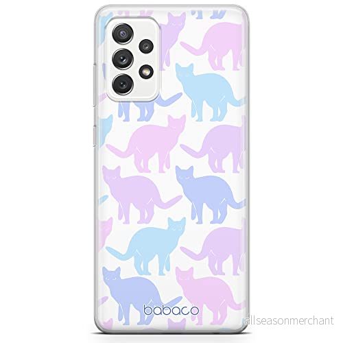 ERT GROUP mobiltelefonfodral för Samsung A73 5G originalt och officiellt licensierat Babaco mönster Cats 011 optimalt anpassad till formen på mobiltelefonen, fodral tillverkad av TPU plast 5905131054890