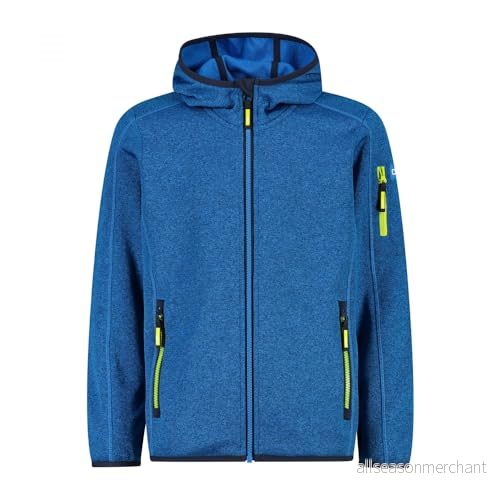 CMP Knit Tech barnjacka med fast huva unisex barn 8058949568725