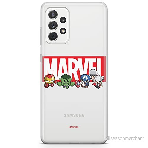ERT GROUP mobiltelefonfodral för Samsung A33 5G originalt och officiellt licensierat Marvel mönster 009 optimalt anpassad till formen på mobiltelefonen, gedeeltelijk transparant 5904805350573