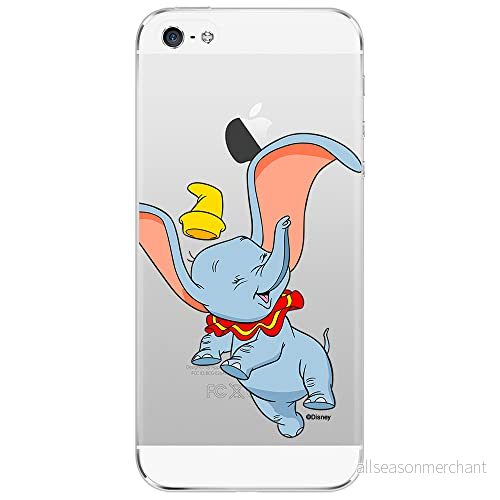 ERT GROUP mobiltelefonfodral för Iphone 5/5S/SE originalt och officiellt licensierat Disney mönster Dumbo 015 optimalt anpassad till formen på mobiltelefonen, gedeeltelijk transparant 5905131182708