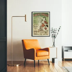 Vintagekonsertaffisch från Prado - Teaterväggdekoration - Bild 2