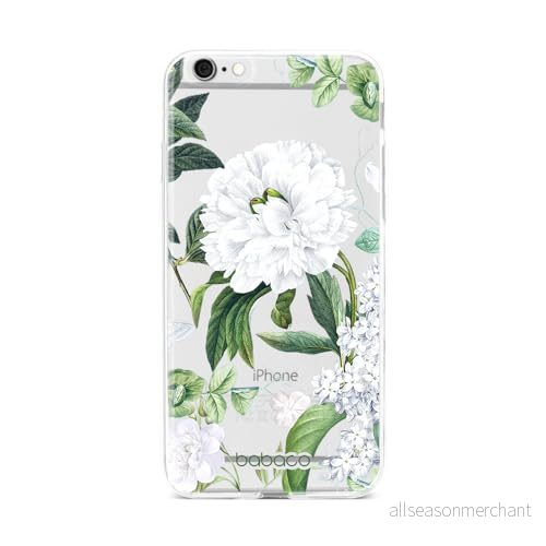 ERT GROUP mobiltelefonfodral för Iphone 6 PLUS originalt och officiellt licensierat Babaco mönster Flowers 031 optimalt anpassad till formen på mobiltelefonen, gedeeltelijk transparant 5905131282002