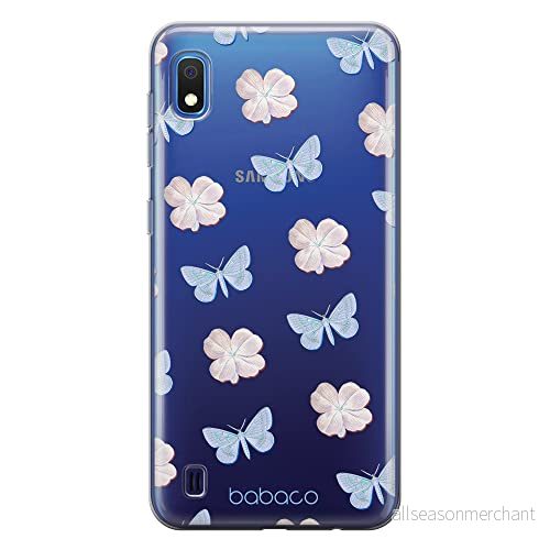 ERT GROUP mobiltelefonfodral för Samsung A10 originalt och officiellt licensierat Babaco mönster Flowers 043 optimalt anpassad till formen på mobiltelefonen, gedeeltelijk transparant 5905131318602