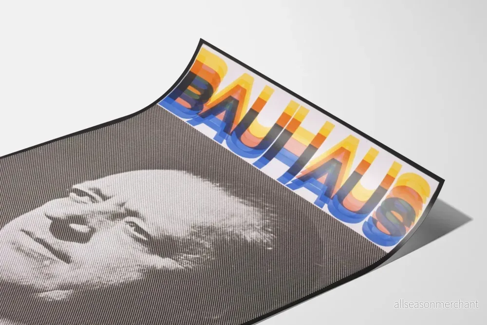 Väggposter Art Bauhaus Porträtt Grafisk - Bild 3