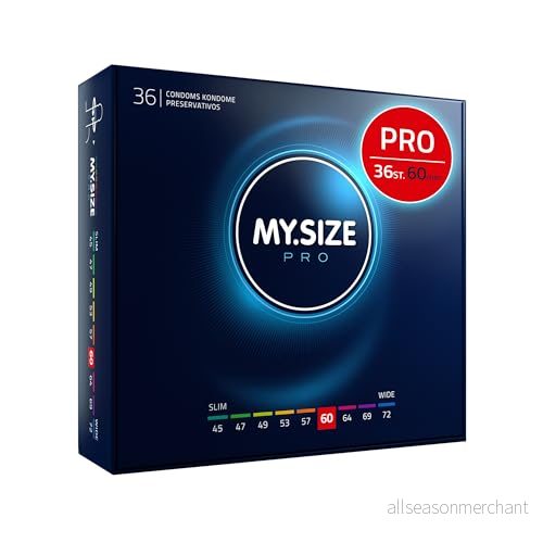 MY.SIZE PRO kondom storlek 5, 60mm, 36 stycken Den nya generationen kondomer 4025838436605