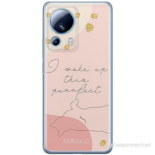 ERT GROUP mobiltelefonfodral för Xiaomi 13 LITE/CIVI 2 originalt och officiellt licensierat Babaco mönster Cats 008 optimalt anpassad till formen på mobiltelefonen, fodral tillverkad av TPU plast 5905511926557