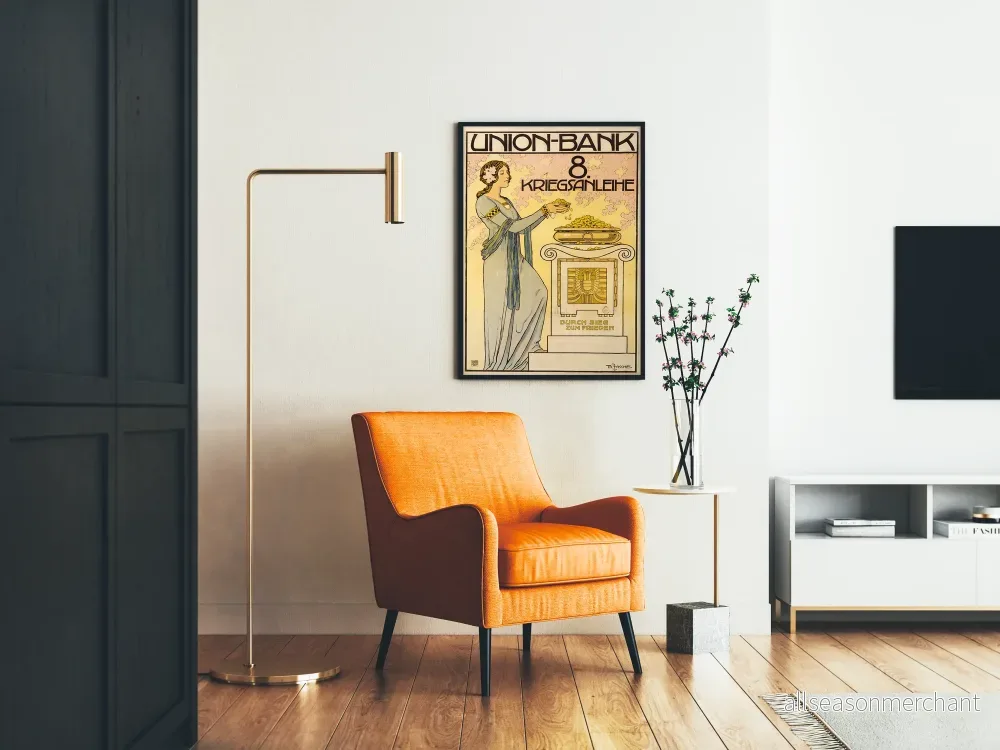 Union Bank 8:e krigsobligation - Vintage väggdekoration poster - Bild 2