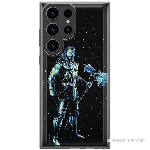 ERT GROUP mobiltelefonfodral för Samsung S23 ULTRA originalt och officiellt licensierat Marvel mönster Thor 004 optimalt anpassad till formen på mobiltelefonen, fodral tillverkad av TPU plast 5905511469214