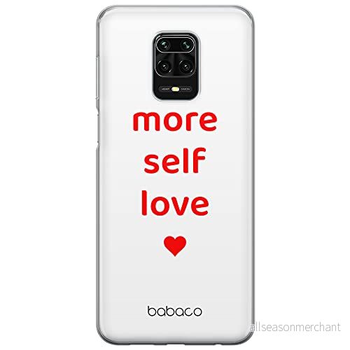 ERT GROUP mobiltelefonfodral för Xiaomi REDMI NOTE 9 PRO/ 9S originalt och officiellt licensierat Babaco mönster More self love 001, fodral tillverkad av TPU plast 5903932915235
