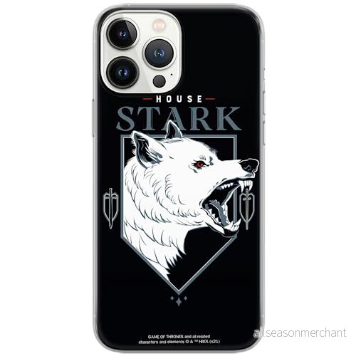 ERT GROUP mobiltelefonfodral för Iphone 13 PRO MAX originalt och officiellt licensierat Game of Thrones mönster 007 Vit optimalt anpassad, fodral tillverkad av TPU plast 5903932871050