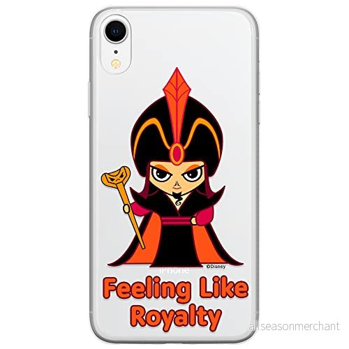 ERT GROUP mobiltelefonfodral för Iphone XR originalt och officiellt licensierat Disney mönster Jafar 001 optimalt anpassad till formen på mobiltelefonen, gedeeltelijk transparant 5905131407924