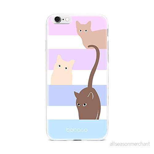 ERT GROUP mobiltelefonfodral för Iphone 6 PLUS originalt och officiellt licensierat Babaco mönster Cats 014 optimalt anpassad till formen på mobiltelefonen, fodral tillverkad av TPU plast 5905131095039