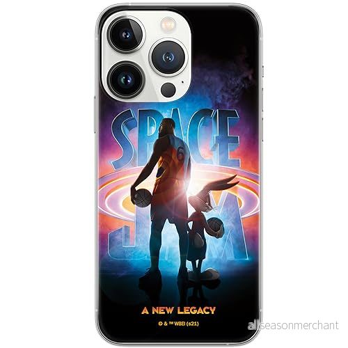 ERT GROUP mobiltelefonfodral för Iphone 13 PRO originalt och officiellt licensierat Looney Tunes mönster Space Jam 009 anpassad till formen på mobiltelefonen, fodral tillverkad av TPU plast 5905511034191