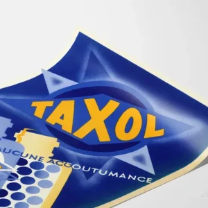 Vintageposter Taxol - Retro apoteksväggdekoration - Bild 3