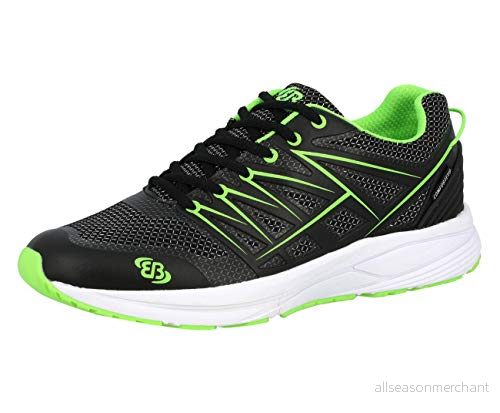 Brütting Sutherland Unisex Joggingskor, Svart/citrongul, 41 EU 4019329377591