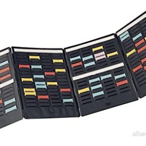 Val-Rex planeringssats för minispelare/4 vikningar/4 remsor med 17 indexkortplatser 1,7/100 indexkort [fransk import] 3147330060681