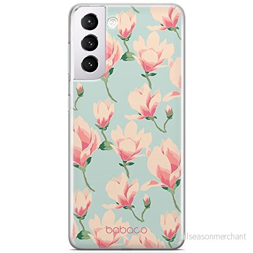 ERT GROUP mobiltelefonfodral för Samsung S21 originalt och officiellt licensierat Babaco mönster Flowers 016 optimalt anpassad till formen på mobiltelefonen, fodral tillverkad av TPU plast 5903932624106