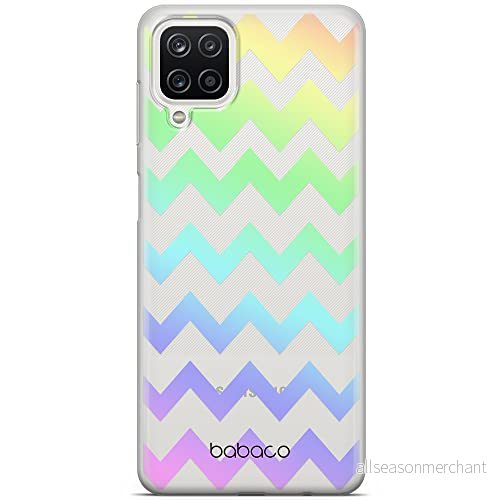 ERT GROUP mobiltelefonfodral för Samsung A12 / M12 originalt och officiellt licensierat Babaco mönster Zygzak 001 optimalt anpassad till formen på mobiltelefonen, gedeeltelijk transparant 5904805390289