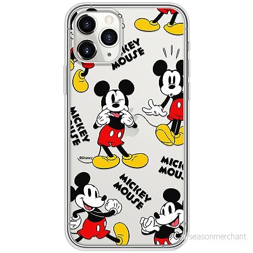 ERT GROUP mobiltelefonfodral för Iphone 11 PRO MAX originalt och officiellt licensierat Disney mönster Mickey 050 optimalt anpassad till formen på mobiltelefonen, gedeeltelijk transparant 5905795031671