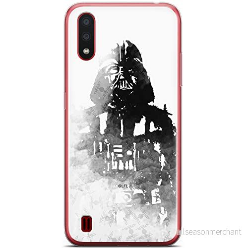 ERT GROUP mobiltelefonfodral för Samsung A01 originalt och officiellt licensierat Star Wars mönster Darth Vader 008 optimalt anpassad till formen på mobiltelefonen, fodral tillverkad av TPU plast 5904805432170