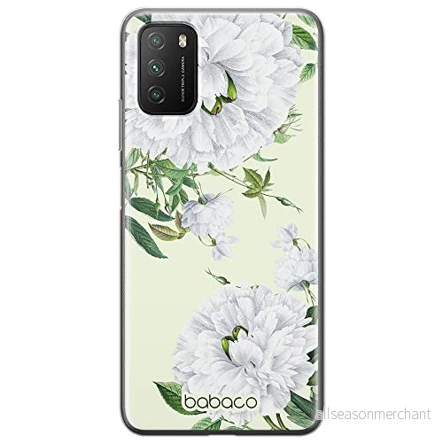 ERT GROUP mobiltelefonfodral för Xiaomi REDMI 9T/ POCO M3 originalt och officiellt licensierat Babaco mönster Flowers 047 anpassad till formen på mobiltelefonen, fodral tillverkad av TPU plast 5905131336194