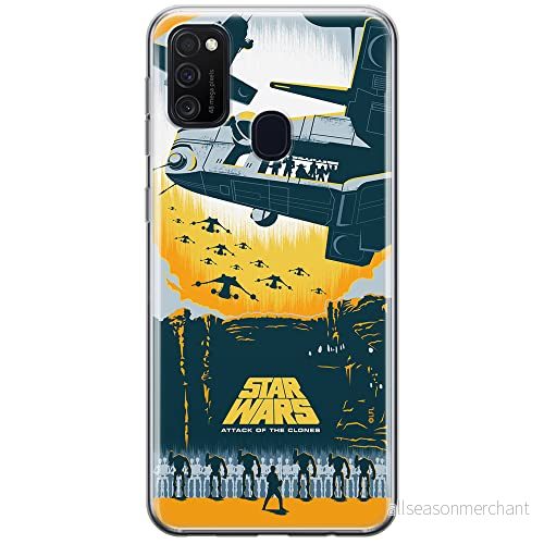 ERT GROUP mobiltelefonfodral för Samsung M21 originalt och officiellt licensierat Star Wars mönster 022 optimalt anpassad till formen på mobiltelefonen, fodral tillverkad av TPU plast 5903537838717