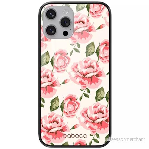 ERT GROUP mobiltelefonfodral för Apple Iphone 13 PRO originalt och officiellt licensierat Babaco mönster Flowers 013 tillverkad av härdat glas, skyddsfodral 5904805878992