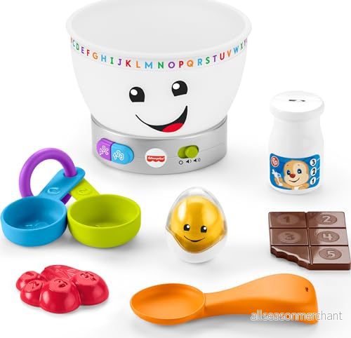 Fisher Price GJW20 Laugh and Learn Magic Paint Mixer Bowl, Flerfärgad, 14 x cm 887961819045