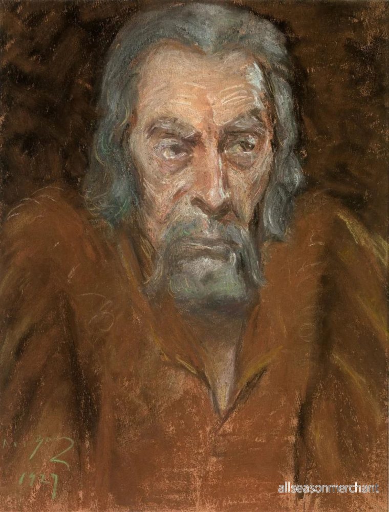 Målning R. D. Shepherd i rollen som Shylock - Alice Pike Barney | Konsttryck - Bild 2