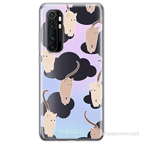 ERT GROUP mobiltelefonfodral för Xiaomi MI NOTE 10 Lite originalt och officiellt licensierat Babaco mönster Cats 015 optimalt anpassad till formen på mobiltelefonen, gedeeltelijk transparant 5905131117229
