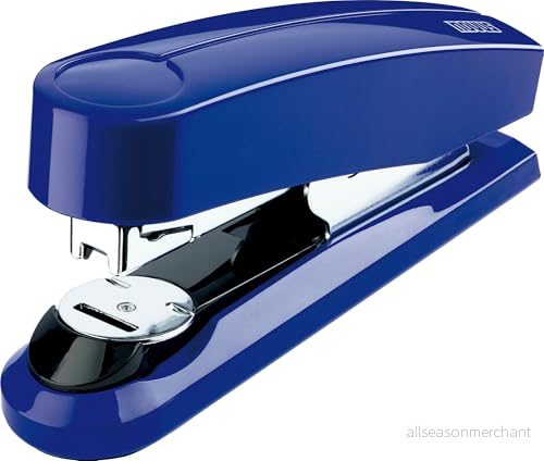 Novus B 4 FC häftapparat (50 blad, platt häftning, inkl. 200 häftklamrar) blå 4009729020326
