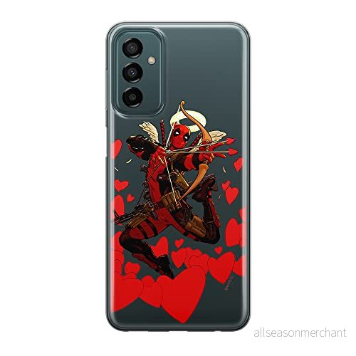 ERT GROUP mobiltelefonfodral för Samsung M13 4G/M23 5G/F23 originalt och officiellt licensierat Marvel mönster Deadpool 011 optimalt anpassad till formen på mobiltelefonen, gedeeltelijk transparant 5905511373948